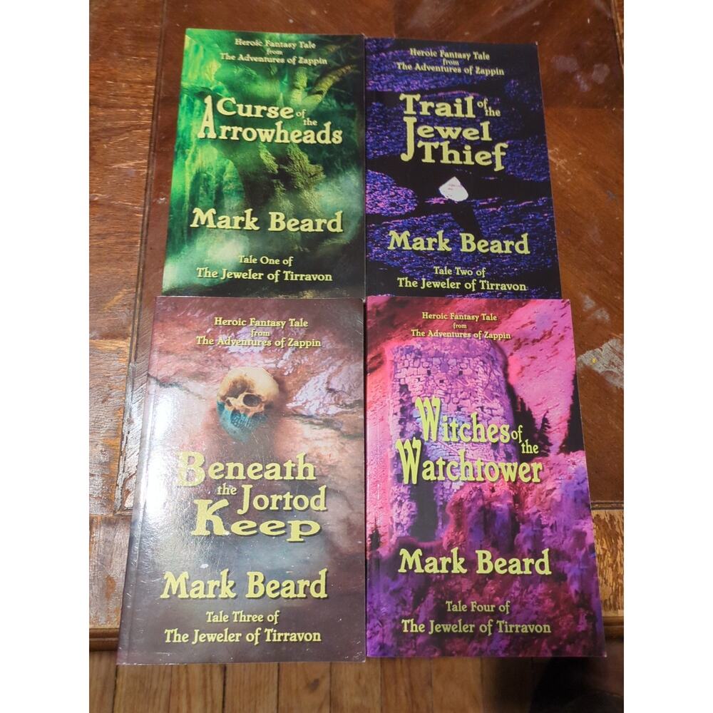 The Jeweler Of Tirravon Mark Beard *All 4 Books Autographed*